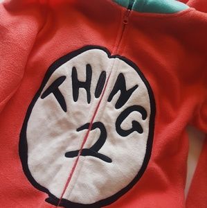 Dr. Seuss Thing 2 Onesies (never worn)